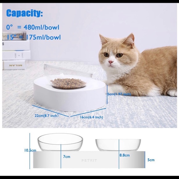 PETKIT Fresh Nano Elevated Single Bowl - Picture 3 of 3